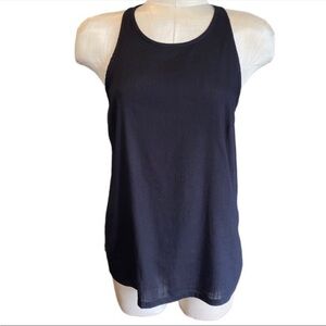 Old Navy Women’s Key Hole Cotton Blend Sleeveless Tank Top Black Size Small